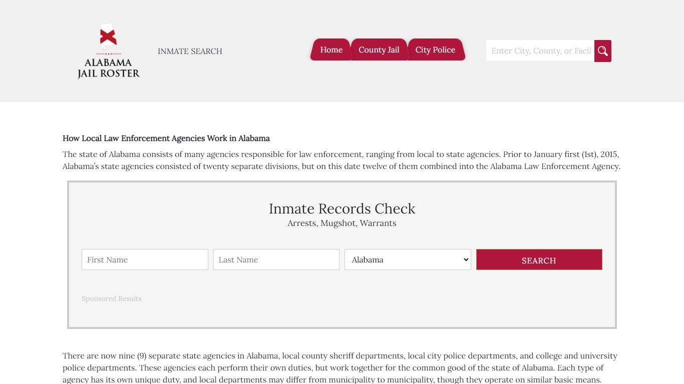 Butler County | Alabama Jail Inmate Search
